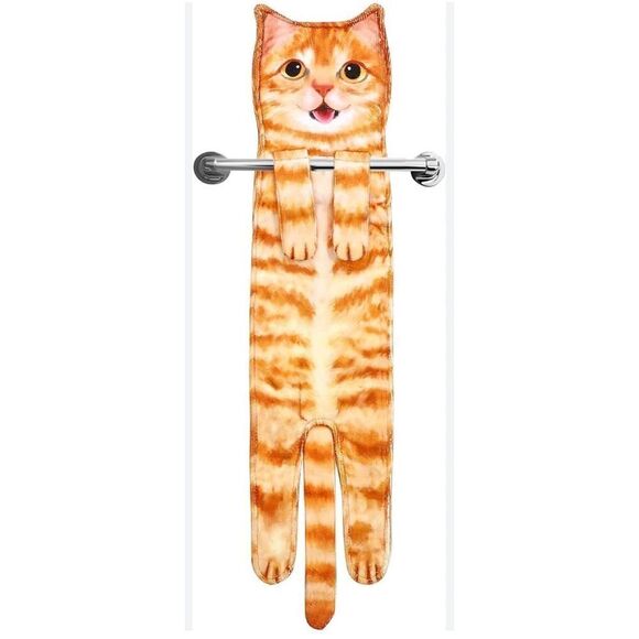 Fun Cat Hand Towel NWOT - Picture 5 of 5